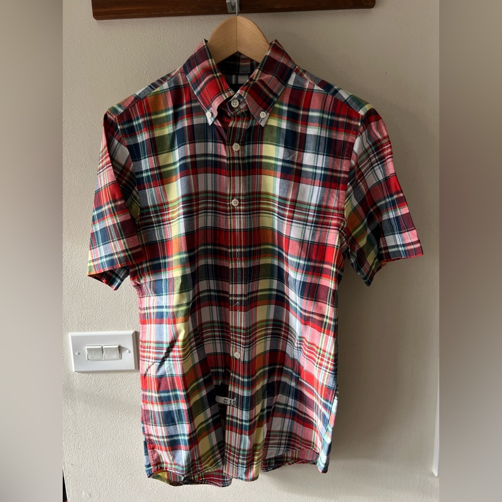 Excellent plaid Oxford